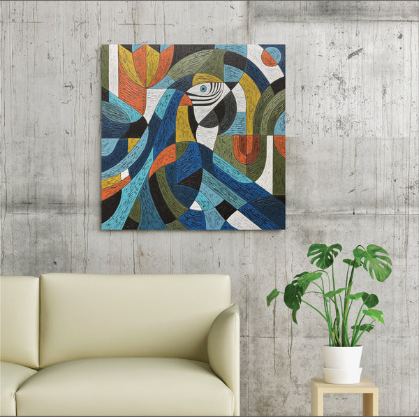 Macaw 24"x24"