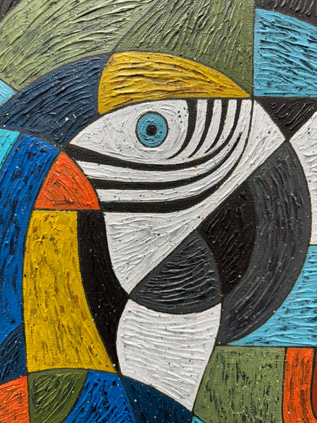 Macaw 24"x24"